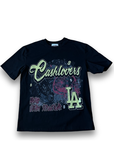 CASH LOVERS TEE (BLACK)