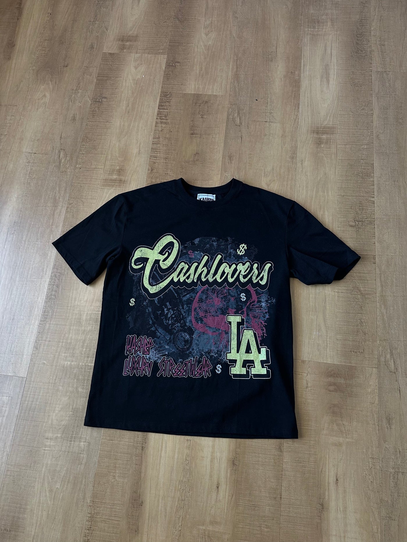 CASH LOVERS TEE (BLACK)