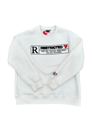 RESTRICTED CREWNECK (WHITE)