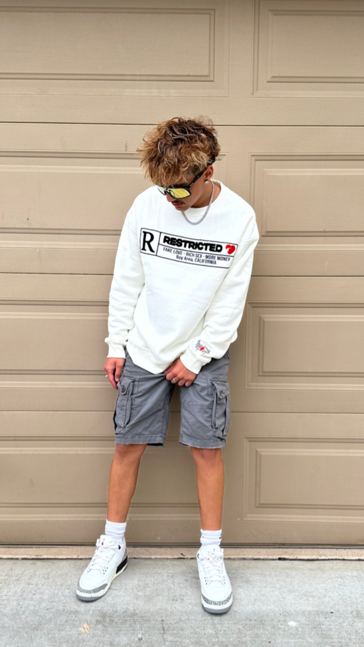 RESTRICTED CREWNECK (WHITE)