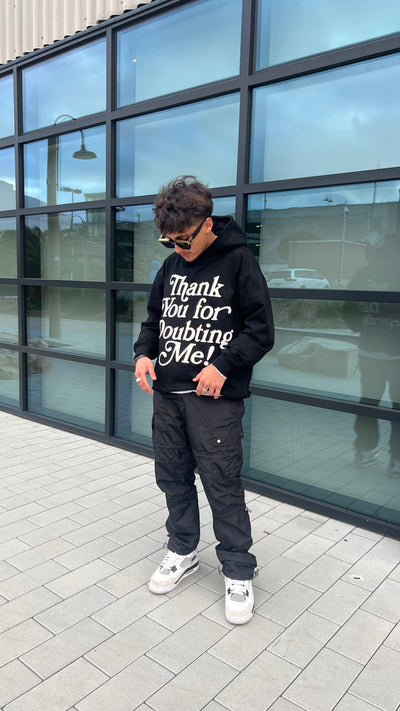 THANK YOU FOR DOUBTING ME HOODIE (BLACK)