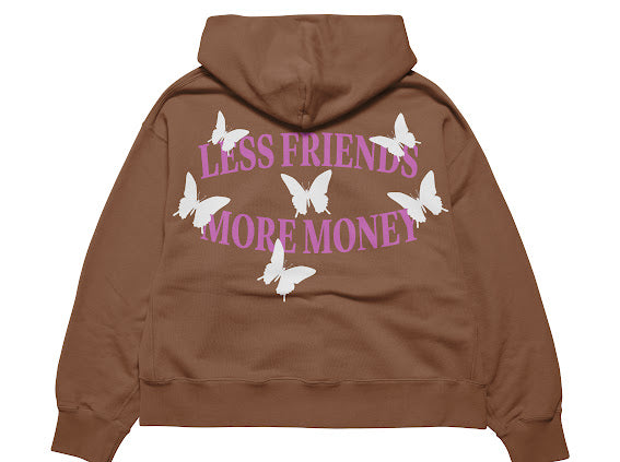 LESS FRIENDS MORE MONEY HOODIE